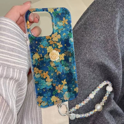 / Phone Strap Floral Case Set
