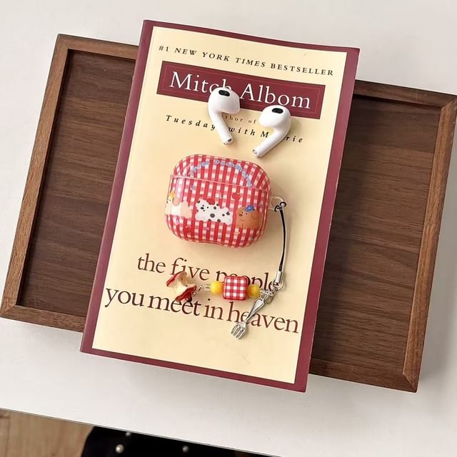 Apple / Case Earphone Pro Dog Skin AirPods Plaid