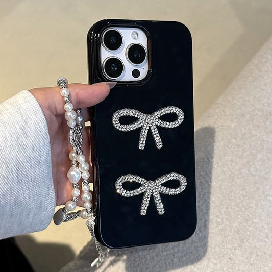 Bow Phone Case Rhinestone