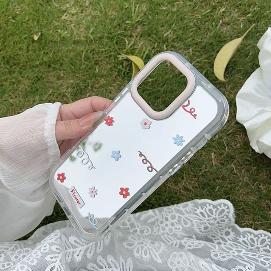 Mirrored Floral Phone Case