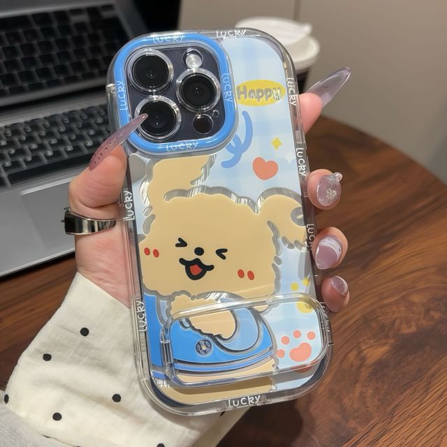 Dog Stand Case Phone with