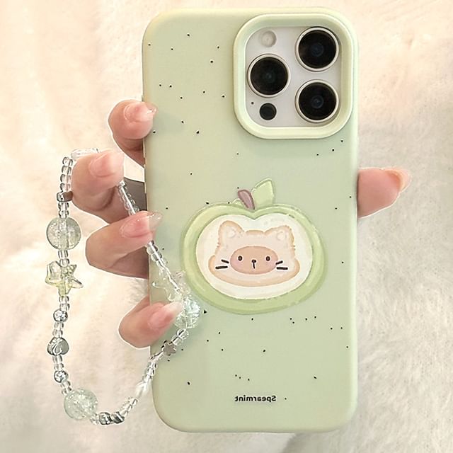 Set Strap Phone Cat / Case Print Bead
