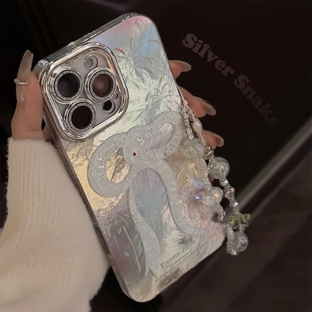 Phone Case Set Bead Snake Strap / Print