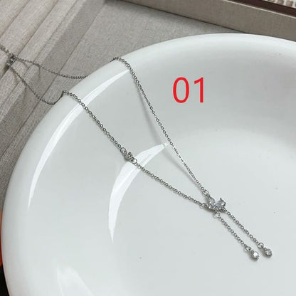 Necklace Lariat Butterfly