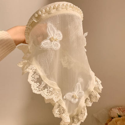 Applique Butterfly Headband Trim Lace