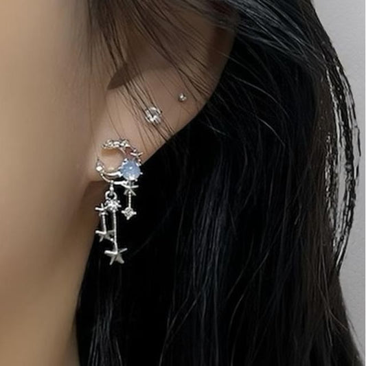 Pairs: Star Rhinestone 3 Set Earring of