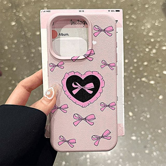 iPhone Bow Print Case