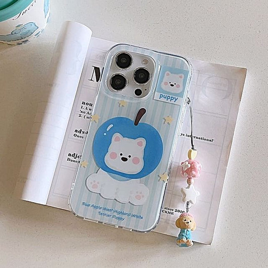 Case Set Charm Dog Phone /