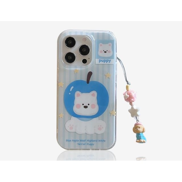 Case Set Charm Dog Phone /