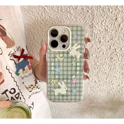 Rabbit Case Phone Plaid