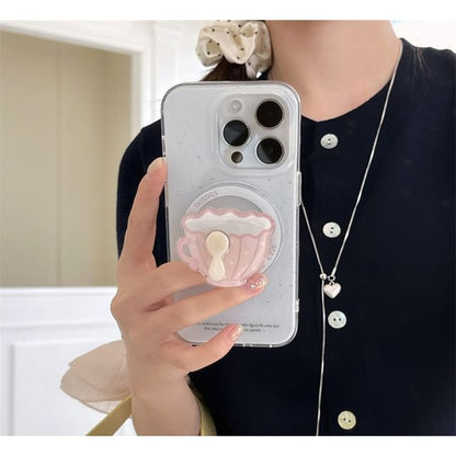Case MagSafe) with (Compatible Glitter Phone Magnetic