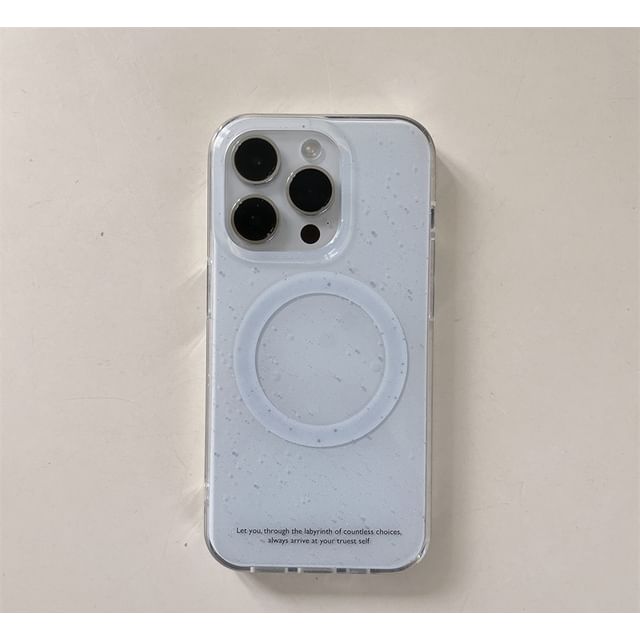 Case MagSafe) with (Compatible Glitter Phone Magnetic