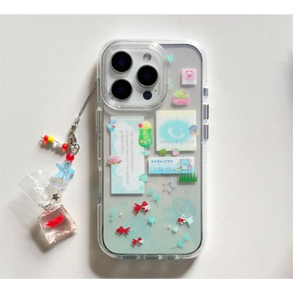 Goldfish Case Set Phone Charm /