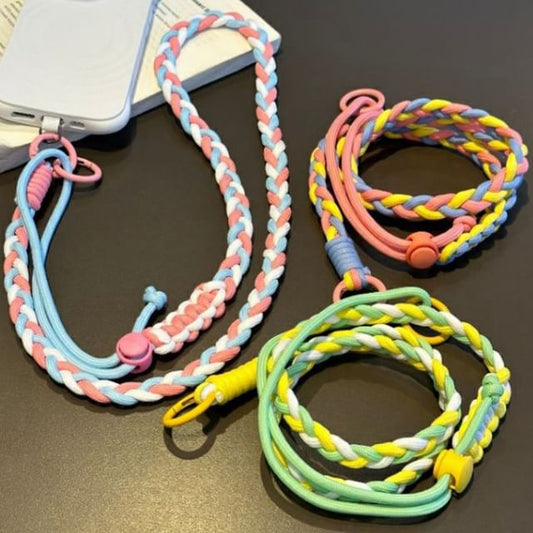 Braided Pad with Lanyard Phone Strap