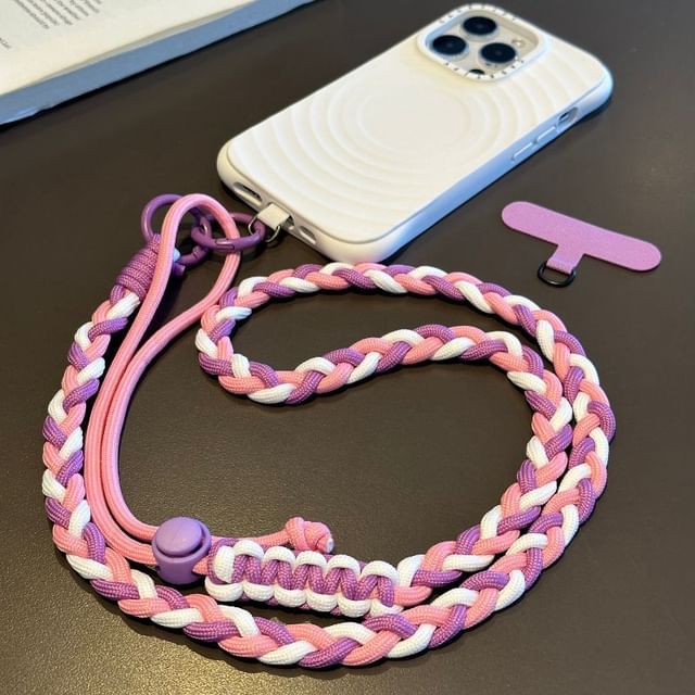 Braided Pad with Lanyard Phone Strap