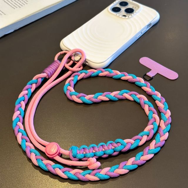 Braided Pad with Lanyard Phone Strap