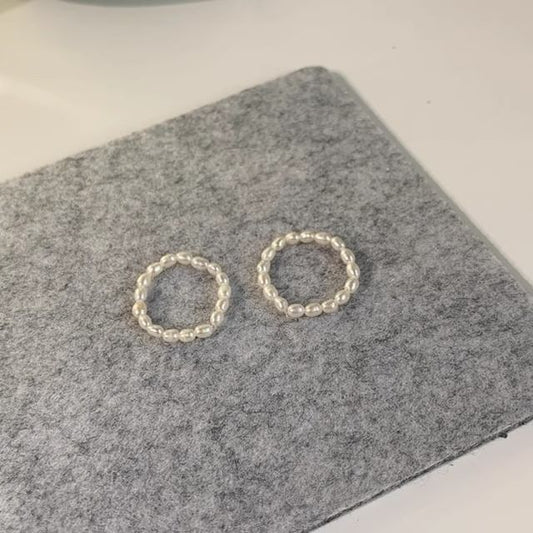 Pearl Natural Beaded Ring