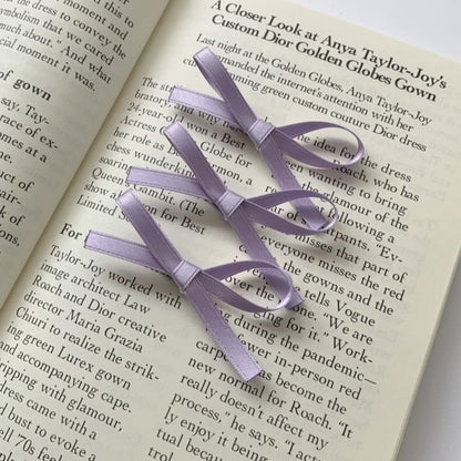 Set Bow Clip of Hair Plain 3: