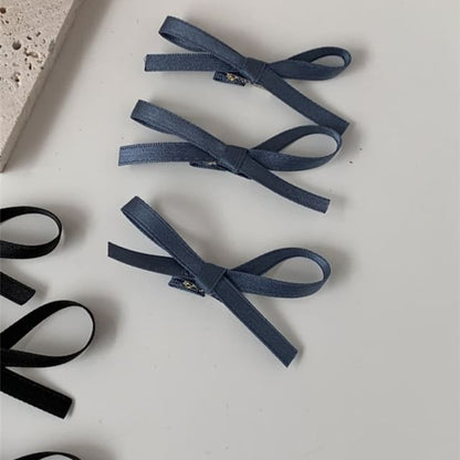 Set Bow Clip of Hair Plain 3: