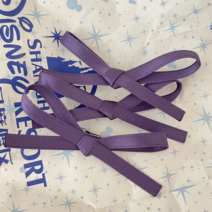 Set Bow Clip of Hair Plain 3: