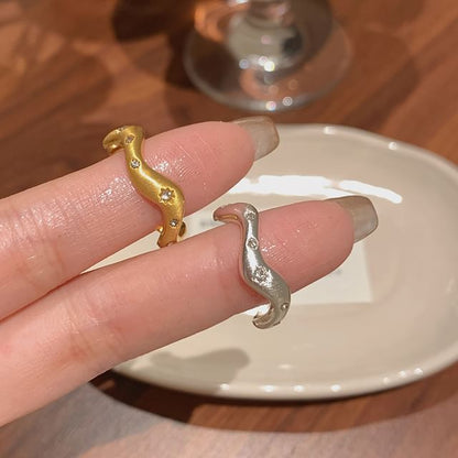 Open Set Ring Rhinestone /