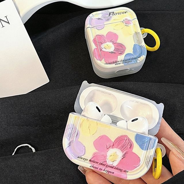 Pro Floral Earphone AirPods Skin Case / Print