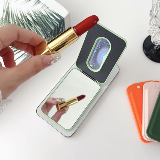 Holder Mirror MagSafe) Magnetic Card Portable (Compatible with