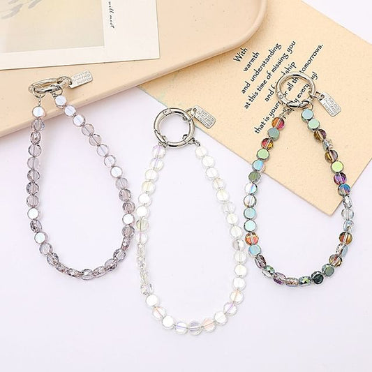 Strap Phone Crystal Faux Bead