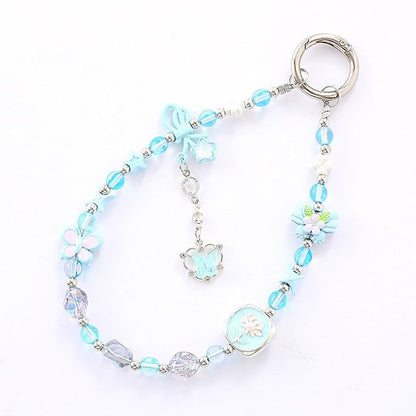 Clover Bow Crystal Phone Faux Strap