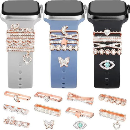 Designs) Charm Band Rhinestone (Various for Watch Apple