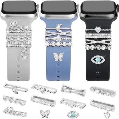 Designs) Charm Band Rhinestone (Various for Watch Apple