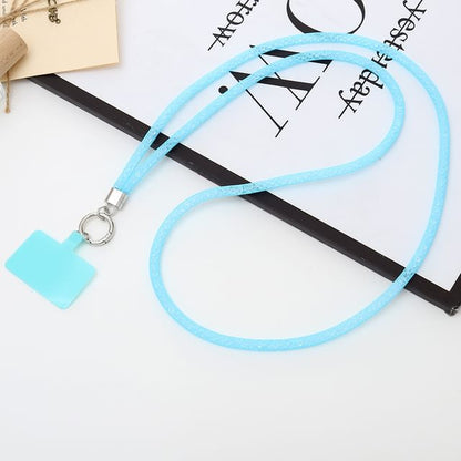 Glitter Lanyard Phone Pad with