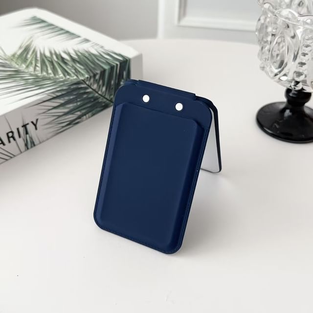 Holder Mirror MagSafe) Magnetic Card Portable (Compatible with