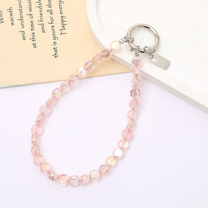 Strap Phone Crystal Faux Bead