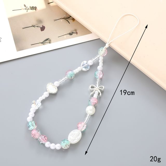 Bow / Phone Star Butterfly Bead Strap