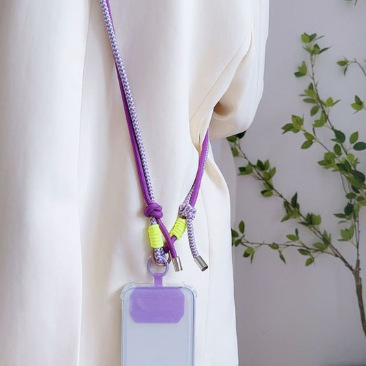 Phone with Two-Tone Pad Lanyard