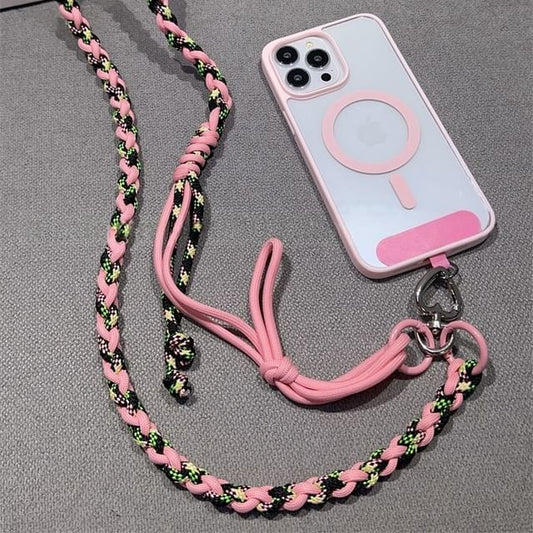 with Strap Braided Pad Phone Lanyard