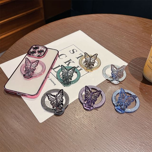 Glitter Butterfly Phone Magnetic Stand
