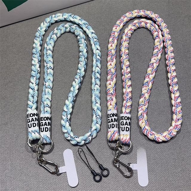 Phone Lanyard Braided and Pad Strap with