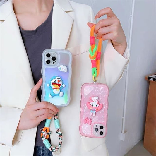 Two-Tone and Phone with Strap Pad Lanyard