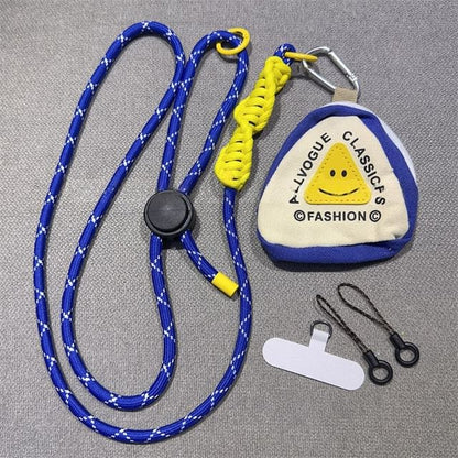 Pad Adjustable Lanyard with Braided Phone