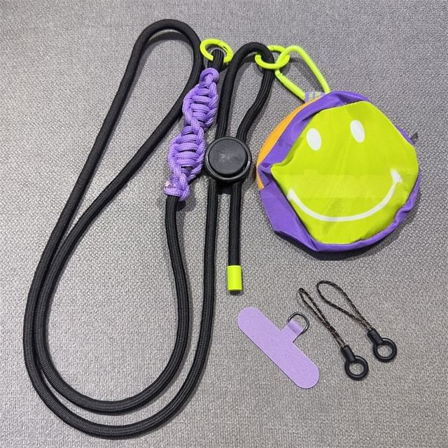 Pad Adjustable Lanyard with Braided Phone