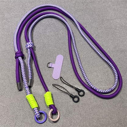 Phone with Two-Tone Pad Lanyard