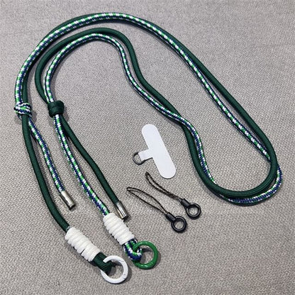 Phone with Two-Tone Pad Lanyard