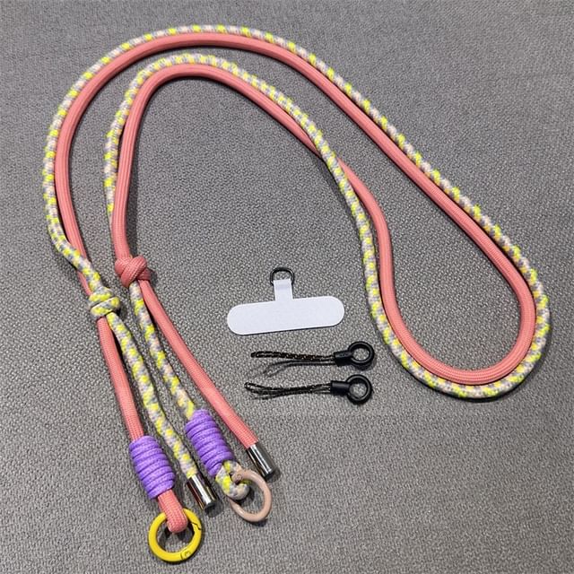 Phone with Two-Tone Pad Lanyard