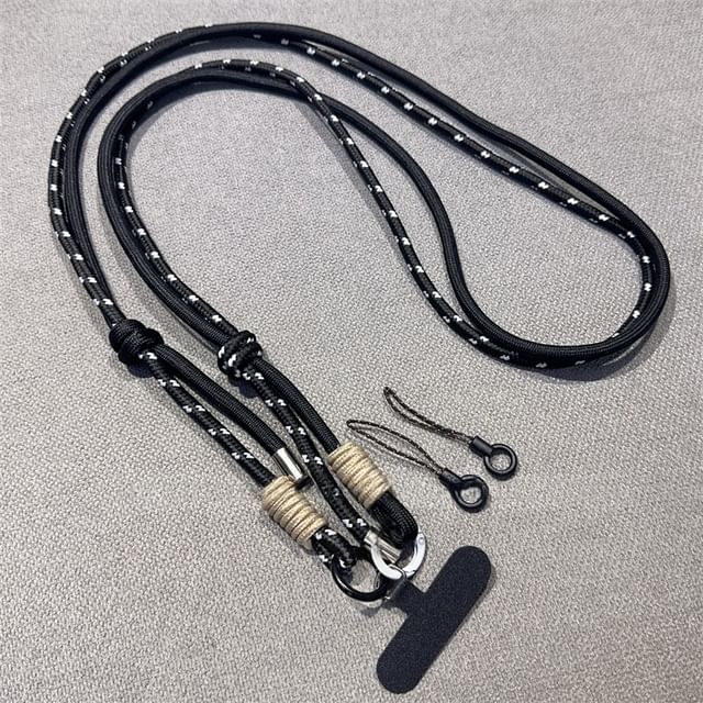 Phone with Two-Tone Pad Lanyard