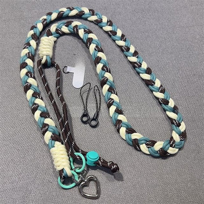 Braided with Phone Lanyard Pad