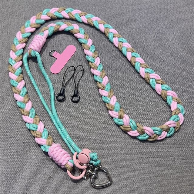 Braided with Phone Lanyard Pad