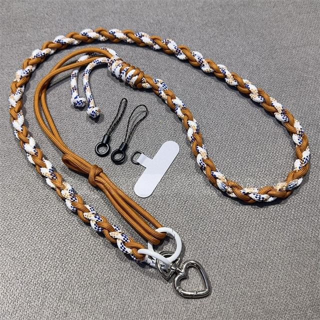 with Strap Braided Pad Phone Lanyard