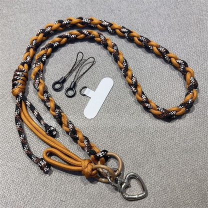 with Strap Braided Pad Phone Lanyard
